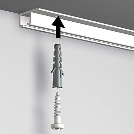 Cimaise TOP Rail pour plafond - Longueur 100  cm