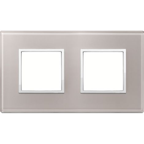 VIMAR - 21643.73 Plaque 4M (2+2) int71 gris perle