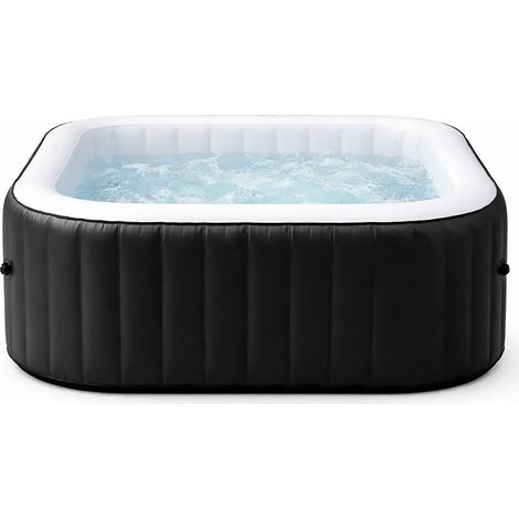 Vasca Idromassaggio Piscina Spa Gonfiabile Armonia 4 Adulti 682 L in PVC Grigio (1/5)