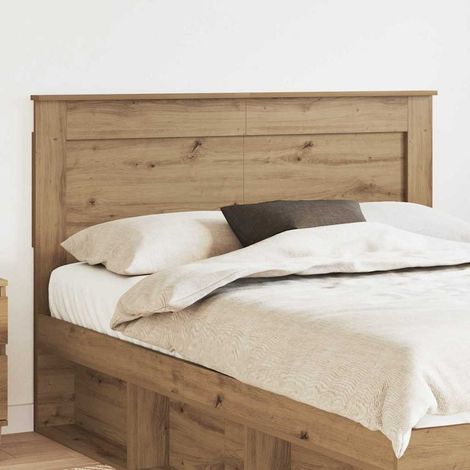Vidaxl – Tête de lit blanche 140 cm en bois d'ingénierie – Design moderne – Assemblage facile – Usage intérieur – Entretien facile (1/5)