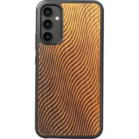 Custodia in legno Bewood per Samsung Galaxy A34 5G WAVES MERBAU (1/4)