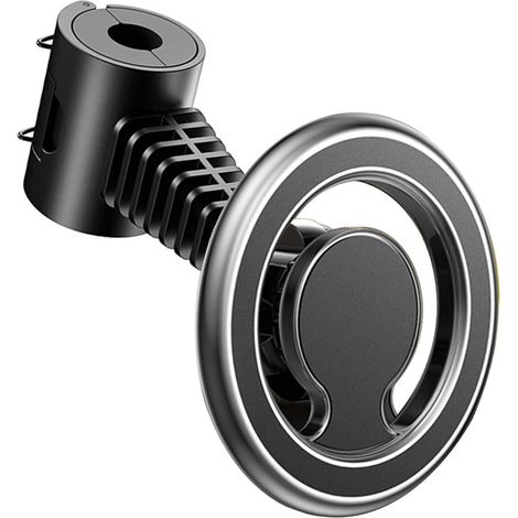 Support de téléphone réglable robuste pour appuie-tête de voiture avec rotation à 360 ° support magnétique pour siège arrière passager (1/5)