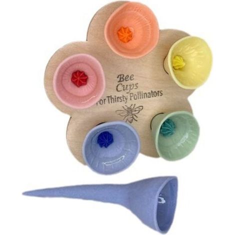 Mangeoire à abeilles bicolore, mangeoires colorées, collection abeilles A - Online Store (1/3)