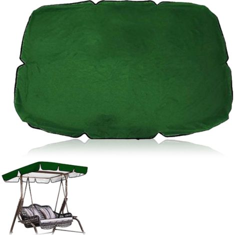 1 Housse de balançoire, toile Oxford 210D enduite argent, imperméable, anti-UV, pour jardin, balcon, cour (1/5)