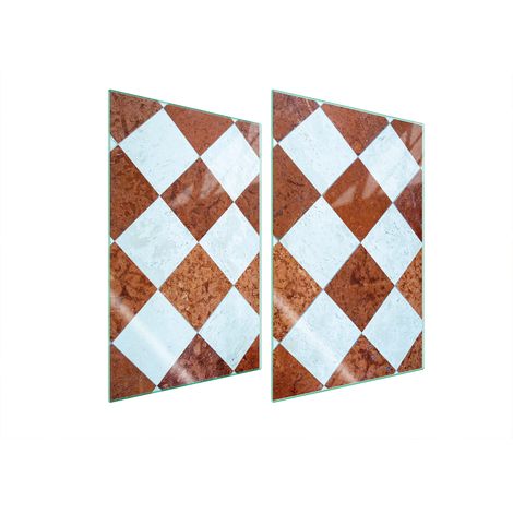 GLASSCHUTZPLATTE FÜR KÜCHE 2x35x52 MOSAIK
