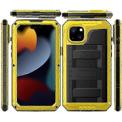 Étui étanche et résistant avec protection d'écran pour une protection et une durabilité accrues du téléphone. Indice de protection IP68. Coque en silicone PC pour une utilisation en extérieur. (1/5)