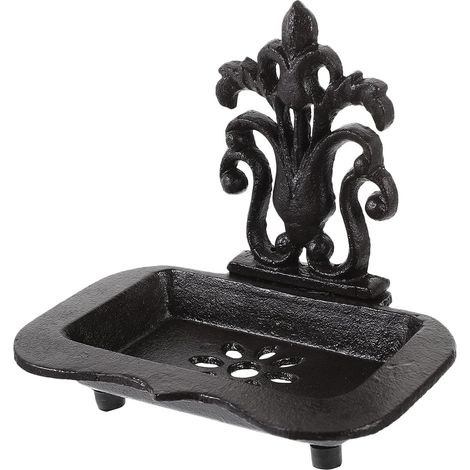 Metal Soap Dish with Drainer Bar Soap Holder Sturdy and