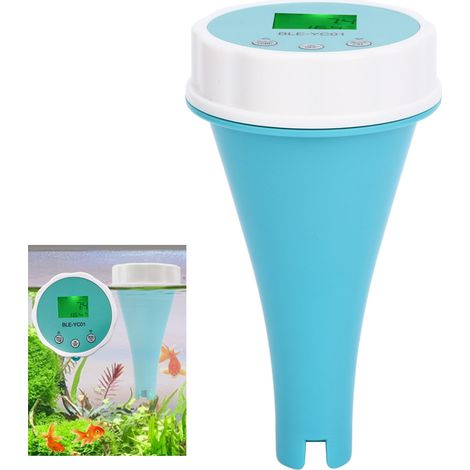 Analyseur de qualité de l'eau Bluetooth rétroéclairé avec application mobile, stylo 6 en 1 pour la mesure du pH, de la conductivité électrique, des TDS, du potentiel d'oxydoréduction, de la températur (1/5)