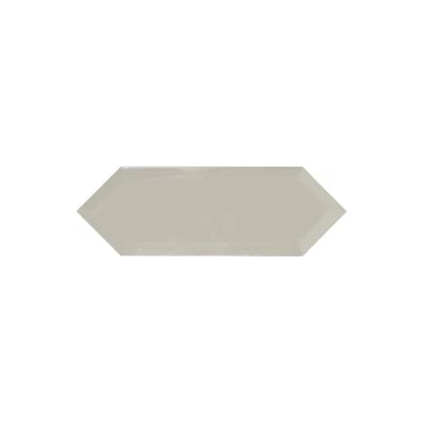 Carrelage hexagonal Plato 10x30 cm Gris Brillant (1/3)