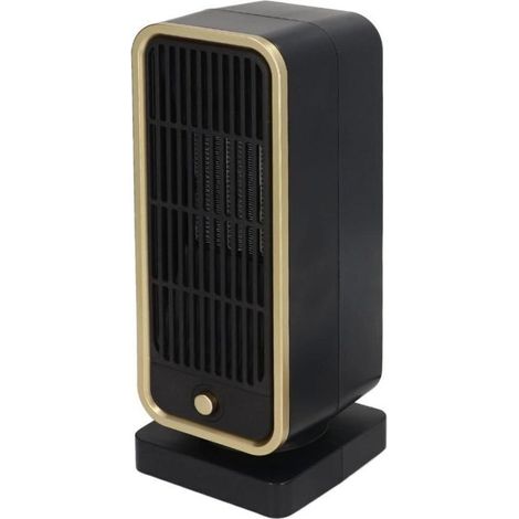 Silent Ceramic Fan Heater - 3S Heating, Energy Saving, Tilt Protection, 500W, with Advanced PTC Ceramic Heating, Safe Use, Heat Insulation, ABS Material (US Plug 110V)-DOU (1/4)