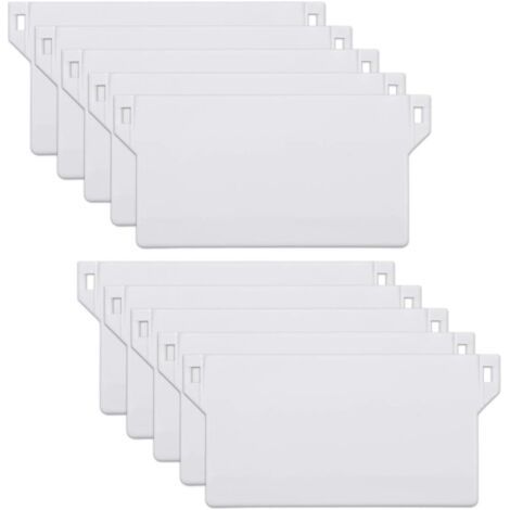 Pack of 10 weighting panels, for vertical blinds, weight 125 mm (white) (1/5)