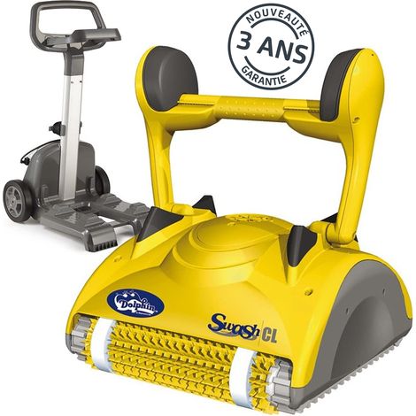 robot piscina electrico fondo y paredes - swash cl - dolphin -