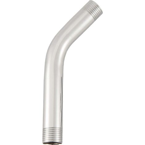 Rallonge de pommeau de douche mural en acier inoxydable G1/2 pouce 15 cm, bras de douche coudé, tuyau supplémentaire (1/4)