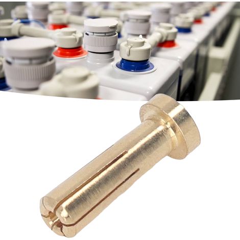 Zubehörstecker für Industriebatterien, Zubehörstecker für starre Gehäusebatterien, 5-mm-Stecker, verkauft in Packungen mit 50 Stück. (1/5)