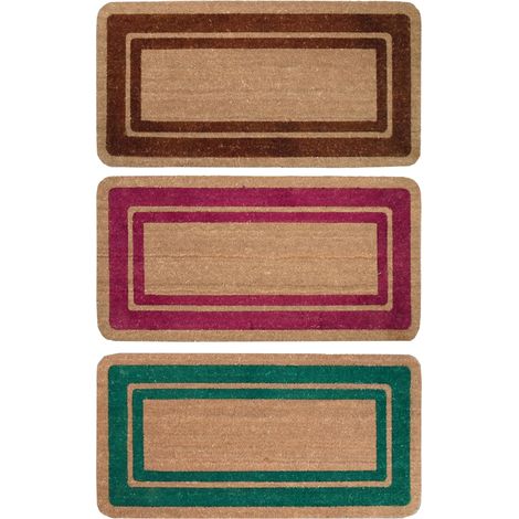 Zerbino Bordo 14 Cocco con PVC 40 x 80 cm 2 Pezzi (1/3)