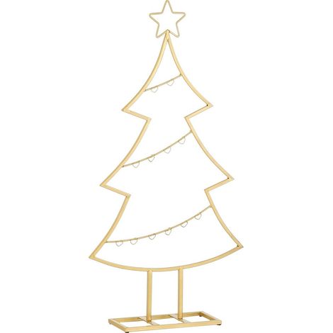 Mica Decorations Sapin de Noël décoratif Or H78.5xl12xL40cm (1/3)