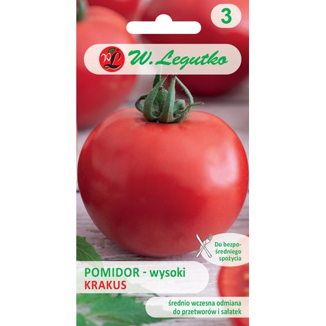 Pomodoro da campo Krakus medio-tardivo, alto, frutto rotondo, LEGUTKO (1/2)