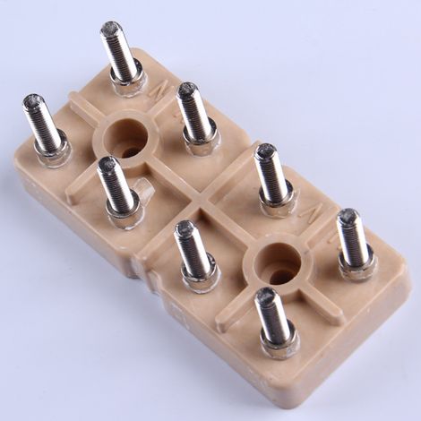 BCI octagonal terminal block for three-phase generator, 6 mm diameter