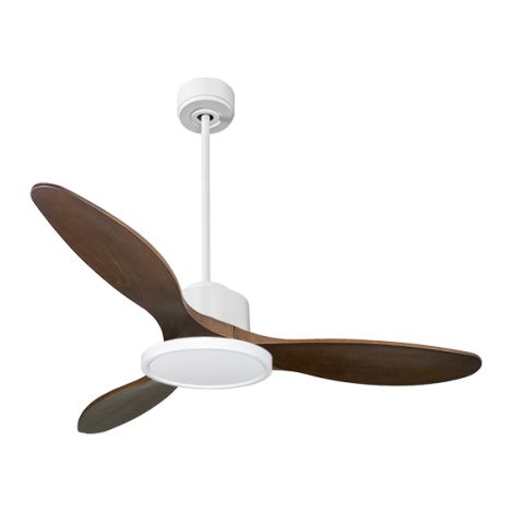 Modulo ventilateur DC hyper silence,déstratificateur d'air,lumière dimmable  télécommande,mode été hiver KLDC4P5DW132L2Wi