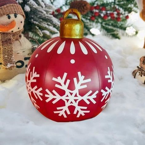 Giant Inflatable PVC Christmas Ball for Outdoor Decoration - Garden, Patio, Home [728]