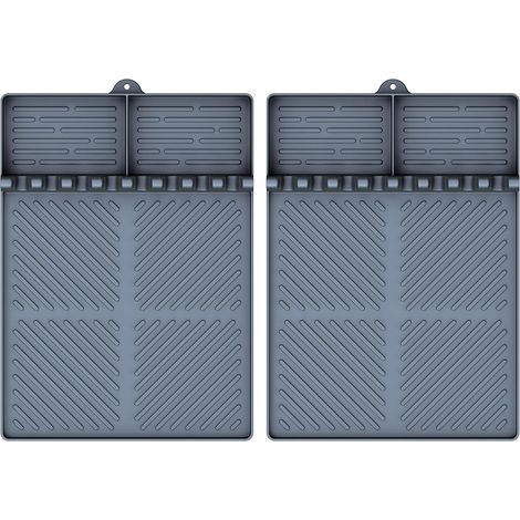 Filiyano-Tapis en silicone pour spatules de cuisson Blackstone, accessoires pour poêles à frire, tapis pour étagère latérale, tapis pour barbecue (1/5)