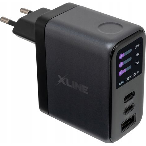 Caricabatterie da parete XLINE WCT703K da 70 W GaN nero, 1 pz. (1/5)