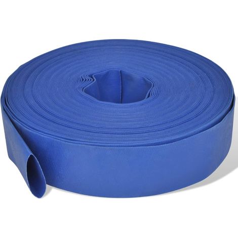 Tuyau d'arrosage plat 50 m 2 pouces PVC