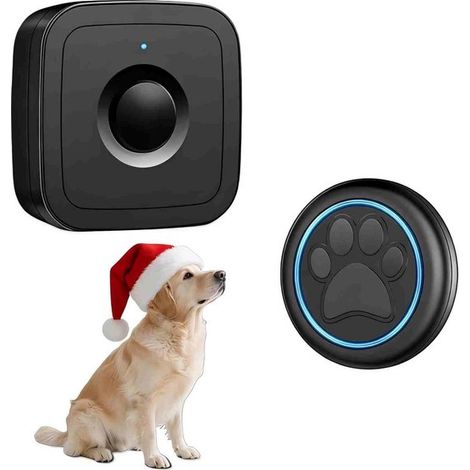 Gsedaox – Kabellose Katzen-/Hundeglocke – Wasserdichte, intelligente LED-Blinkklingel – 300 m Reichweite – 60 Töne (1/5)