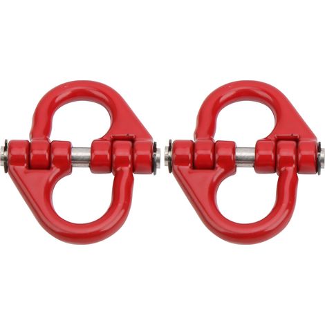 2 pièces Anneaux de Remorquage en Métal pour Voiture RC HSP, Pièce de Modification et Amélioration (1/5)