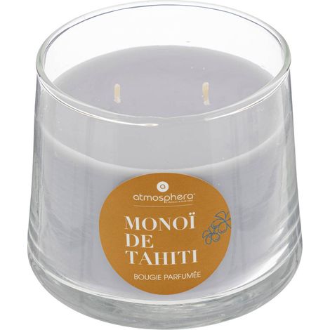 Bougie parfumée Izor en verre 300g monoï - Atmosphera créateur d'intérieur