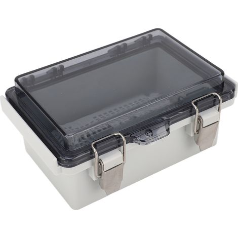 Boîte de jonction étanche IP67 pour extérieur, coffret électrique avec couvercle transparent (1/5)