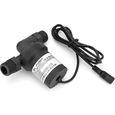 Pompe à eau solaire 24V 18W sans balais DC haute température pour chauffe-eau, moteur brushless durable (1/5)