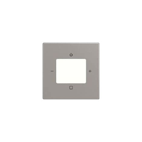 Busch-Jaeger Plaque centrale avec impression Busch-Radio acier inoxydable - pur edelstahl (8252-866-101), 2CKA008200A0263