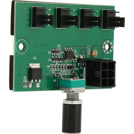 Contrôleur PWM 4 Canaux 12V pour Ventilateurs d'Ordinateur - Hub de Vitesse Réglable pour PC (1/5)