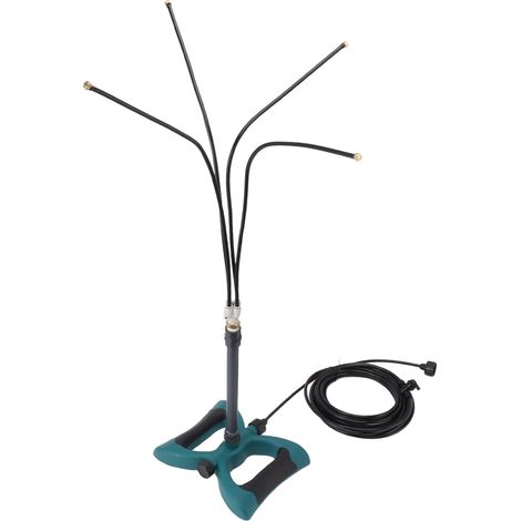 Ventilateur Brumisateur Portable sur Pied pour Terrasse Jardin Piscine Porche Balcon, Tuyau d'Extension 10m, Tige 25cm, Filetage US (1/5)