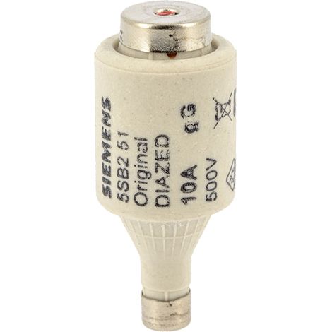 Siemens Indus.Sector Diazed-Sicherungseinsatz GL DII E27 10A 500V 5SB251
