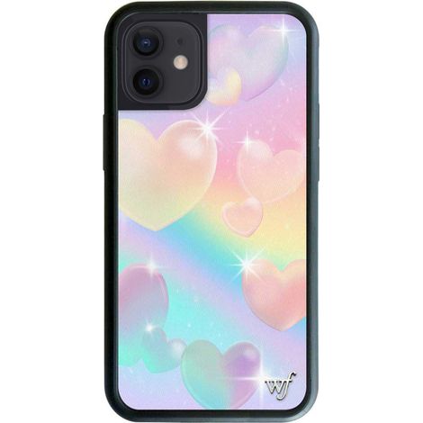 CUSTODIA PER IPHONE 12/12 PRO 6.1' CUORI DI FIORI SELVATICI (1/2)