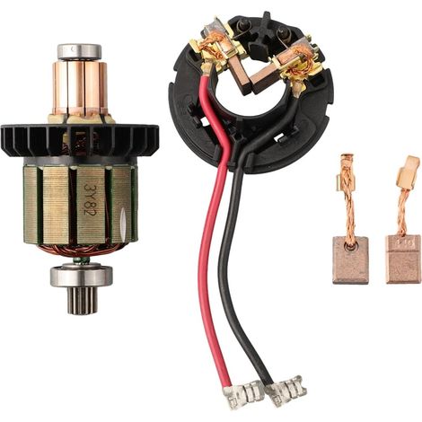 Kohlebürsten und Halter Set kompatibel mit Makita DDF482 DHP482 Teile-Nr. 619380-9 619583-5 CB440, 4er-Pack Ersatz (1/5)