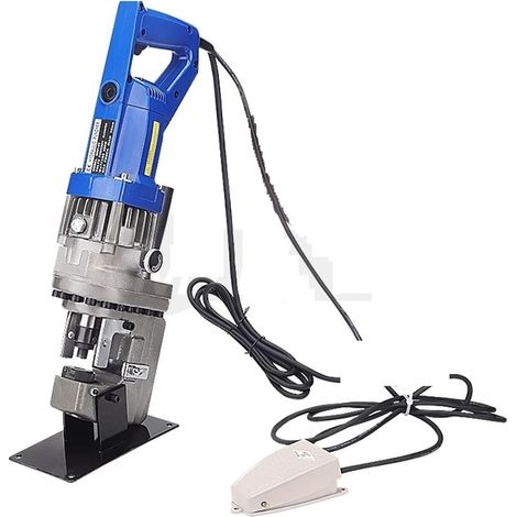 Mise à Niveau MHP-20 perforateur hydraulique Pratique électrique, Outils de poinçonnage, perforateur de Canal de Fer d'angle 1200W Plaque de Fer en Aluminium(Upgrade) (1/5)