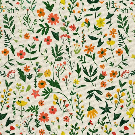 Tela decorativa para exteriores Oxford - Motivo primaveral I DX7331 (1/5)