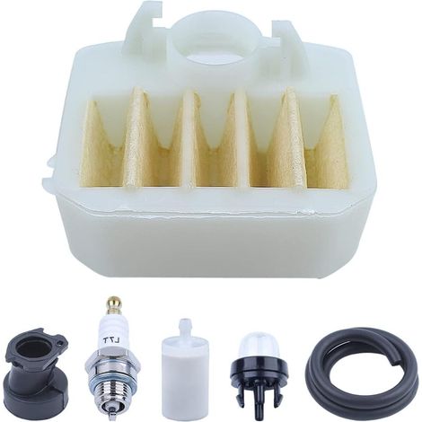 Kit de collecteur d'admission pour ligne de filtre à air et carburant, pour tronçonneuses Husqvarna 51, 51 EPA, 55, 55 EPA, 55 EU1, 55 Rancher EPA, 254, 257, 503 90 17 01, 544 01 88 01, 503901701, 544 (1/5)
