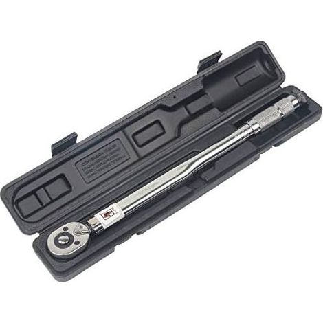 – Clé dynamométrique 5-210 Nm – Mécanisme de précision bidirectionnel – Acier chrome vanadium – Compatible 1/4'', 3/8'', 1/2'' (1/5)
