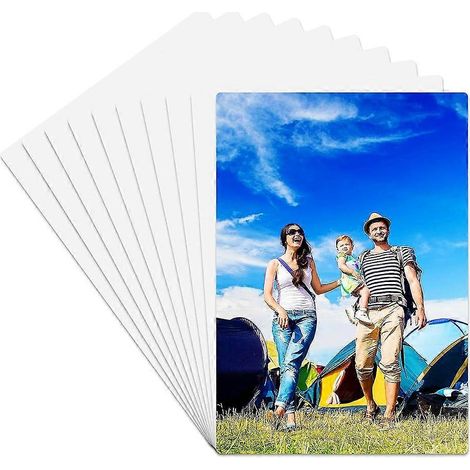10 unbedruckte Metallsublimationsplatten, Thermotransferpapier, Aluminium-Designplatten – B (1/5)