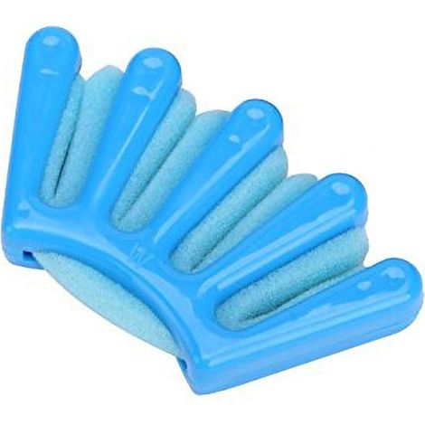 Rouleau coiffeur bleu portable pour tressage DIY, outil de torsade pour mariée, tresseur à cheveux facile (1/5)