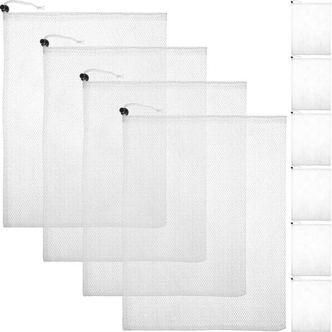 Lot de 10 sacs en maille de polyester transparents avec (1/5)