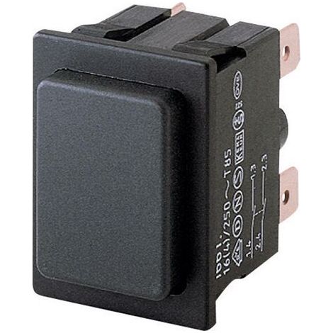 Marquardt 1661.0101 1661.0101 Bouton-poussoir 250 V/AC 16 A 2 x Off/(On) à rappel (L x l) 25 mm x 33 mm IP40 1 pc(s) (1/2)