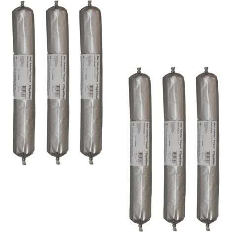 Juego de 6 adhesivos flexibles SIKA Adheflex Parquet - 600 ml