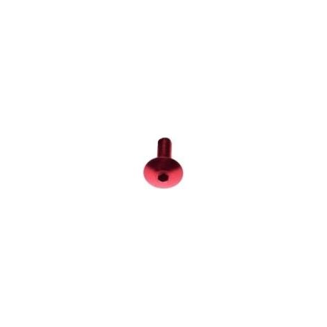 Tornillo universal rojo para carenado de motocicleta M6 20 mm (1/2)