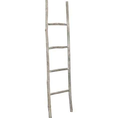 Scala porta asciugamani legno Portasciugamani bagno moderno da terra da parete a muro Scaletta Bambu Porta oggetti libreria (1/5)