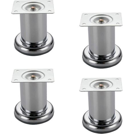 Ersatz-Möbelfüße, Metall-Sofafüße, Badezimmerschrank-Stützfüße, für Couchgestelle, Küchenschränke, TV-Schränke, Couchtische (8 cm/3,1 Zoll) - 5 cm/2,0 Zoll